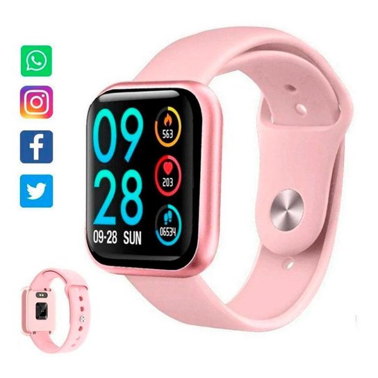 Relógio Smartwatch Rosa