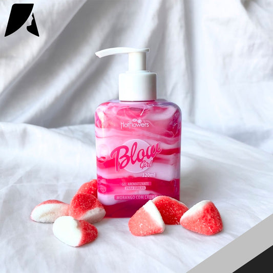 Blow Girl Hidratante Beijável para Virilha – Morango com Creme 320ml
